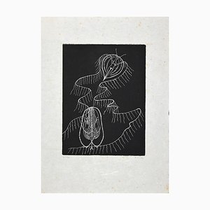 Bona De Pisis, Ohne Titel, Originale Radierung, Spätes 20. Jahrhundert