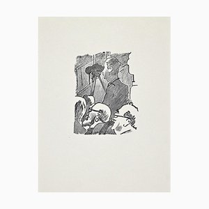 Ernesto Romagnoli, The Projection, Xilografia originale, 1963