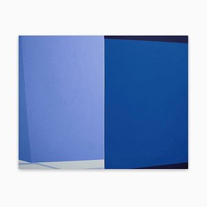 Intersect Blue, (Pintura abstracta), 2017