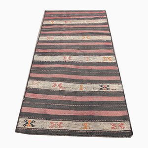 Vintage Turkish Oushak Narrow Runner Carpet