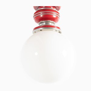 Lámpara de techo italiana Mid-Century modern ball, años 50