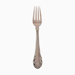Lily of the Valley Lunch Fork in Sterling Silver from Georg Jensen, 1930