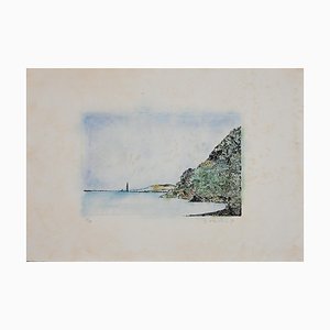 Gravure originale, John Omiccioli, Scilla, 1971