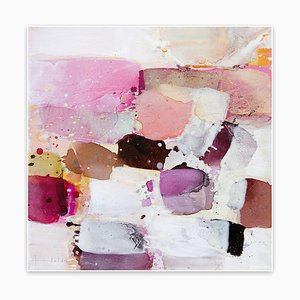 Fragancia y floración, pintura expresionista abstracta, 2020