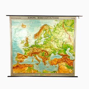 Carte Europe Vintage