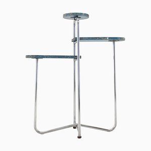 Bauhaus Chrome Shelf / Flower Table by Rudolf Vichr, 1930s