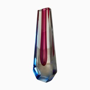 One Flower Glass Vase by Pavel Hlava, 1970s