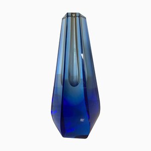 One Flower Glass Vase by Pavel Hlava, 1970s
