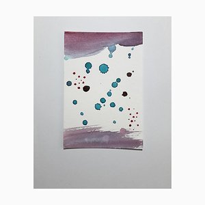 Dessin à l'Aquarelle Bubbles, Original par Antonietta Valente, 2020