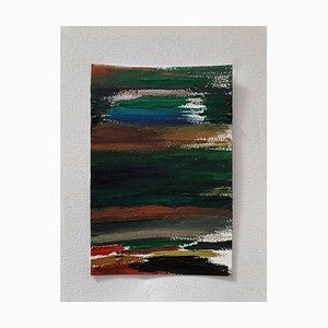 Layers, Original Watercolor Drawing by Antonietta Valente, 2020