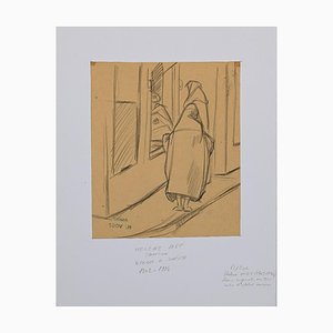 Helen Vogt, Women in Morocco, Original Pencil, 1930s