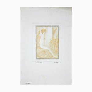 Leo Guida, Study for A Sybil, Original Drawing, 1970