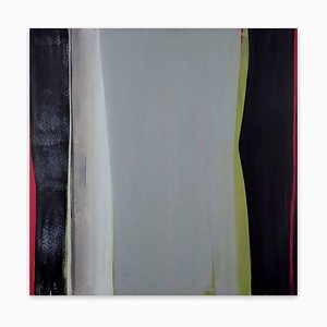 Centro gris, pintura abstracta, 2015