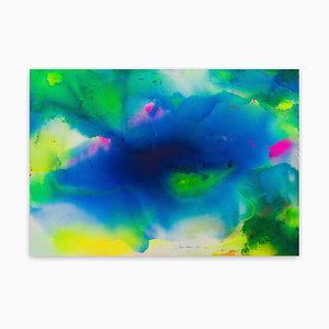 Nueva luz V, pintura abstracta, 2020