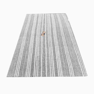 Tapis Kilim Oushak Vintage Fait Main en Laine, Turquie