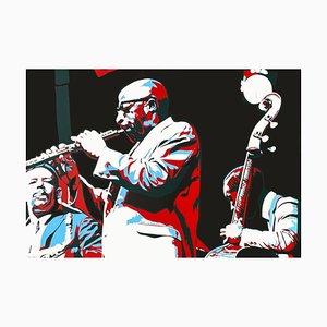 Yusef Lateef by Bernard Rancillac