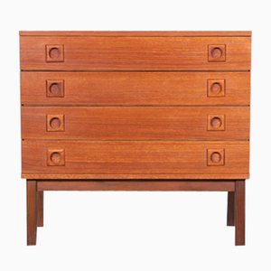 Dutch Teak Chest of Drawers / Sideboard, 1960s