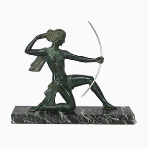 Art Deco Bronze Sculpture by Gual