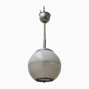 Mid-Century French Globe Ceiling Lamp from Holophane