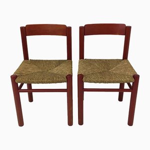 Wicker Chairs, 1970s, Set of 2