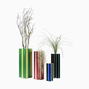 Vases Piscis en Aluminium par Jorge Penadés, Set de 4