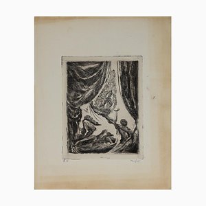 Acquaforte Henri Color, the Apparition, Original, inizio XX secolo