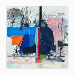 Experiencia, pintura abstracta, 2021