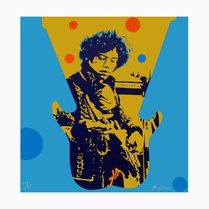 My Generation - Jimi Hendrix Screenprint by Ivan Messac