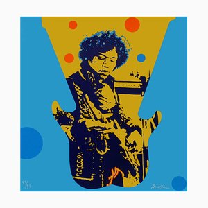 Serigrafía My Generation - Jimi Hendrix de Ivan Messac