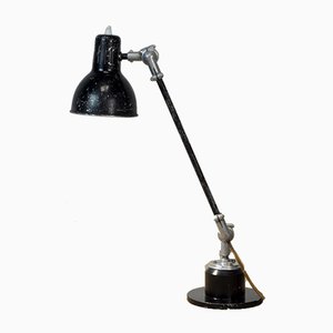 Lámpara de escritorio industrial de Rijo, años 40