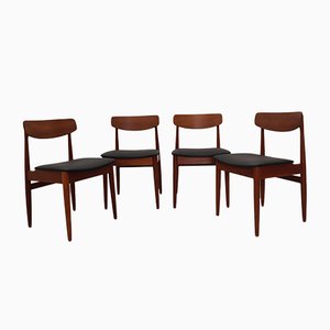 Vintage Teak Dining Chairs from Casala, 1960s, Set of 4