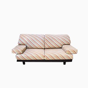 Italienisches Sofa aus Missoni Stoff von Giovanni Offredi für Saporiti, 1970er