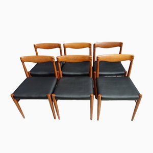 Danish Teak Dining Chairs by H.W. Klein for Bramin, 1960s, Set of 6