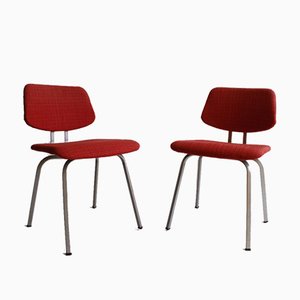 Red Chairs by Friso Kramer for Ahrend De Cirkel, Set of 2