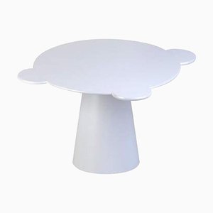 White Lacquered Wood Donald Table by Chapel Petrassi for Design M