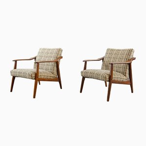 Fauteuils Scandinaves en Teck, 1960s, Set de 2