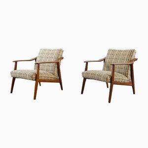 Scandinavian Teak Lounge Chairs, 1960s, Set of 2
