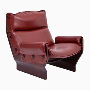 Mid-Century Modern P110 Canada Lounge Chair by Osvaldo Borsani for Tecno