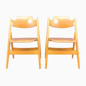 SE18 Folding Chairs by Egon Eiermann for Wilde+Spieth, Set of 8