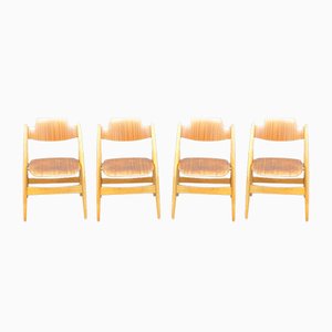 Vintage SE18 Folding Chairs by Egon Eiermann for Wilde+Spieth, Set of 4