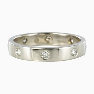 Bague Alliance 0.24 Carat Diamant Platinum Moderne