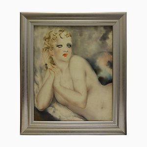 Nu Féminin Inclinable par Micao Kono, Art Déco, France, 1933