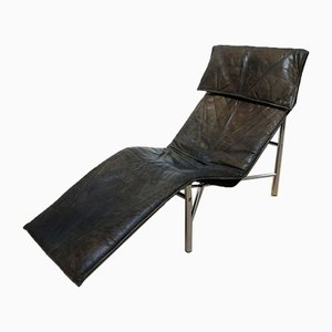 Swedish Leather Skye Lounge Chair by Tord Björklund for Ikea, 1970s