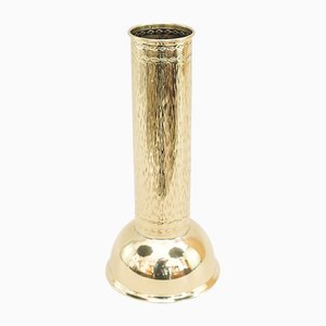 Art Deco Brass Vase, Circa 1920s