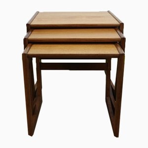 Mid-Century Quadrille Nesting Table Set from G-Plan