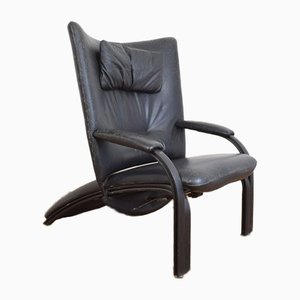 Fauteuil Spot 698 Vintage en Cuir de WK Wohnen