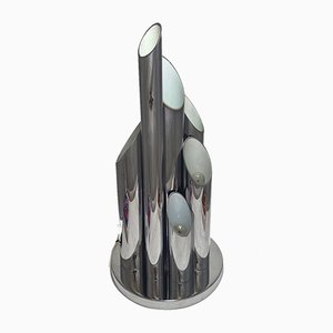Tischlampe mit Glasröhren von Eduardo Duque
