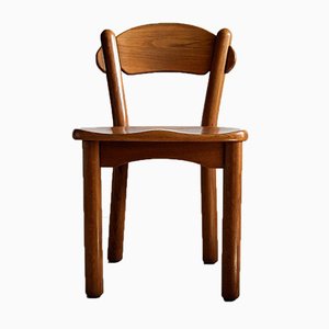 Vintage Danish Solid Pine Chairs by Rainer Daumiller, Set of 4