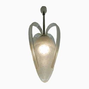 Amphora Bullicante Glass Pendant by Ercole Barovier for Barovier & Toso, 1940s