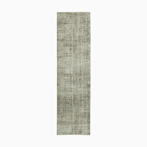 Grey Overdyed Runner Rug